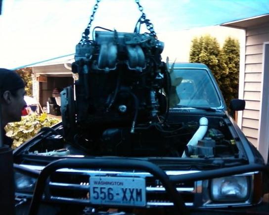 Yea that motor needs to come out.  Blow it up you'll see the hole.