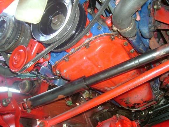 Oil Pan Sealed Up with Permatex Copper Gasket Maker