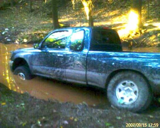 Old Truck Bone Stock and Stuck.