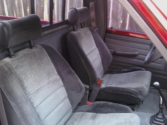 the bucket seats are still in pretty good shape