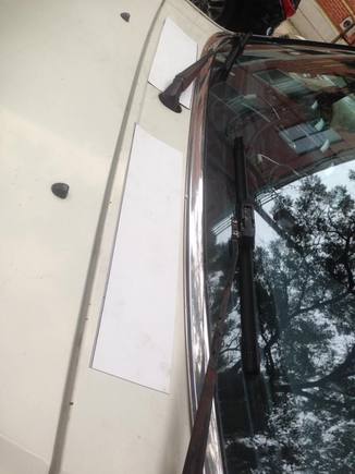 Cowl vent covers
Made from "magnetic" vent / register covers found in hardware stores