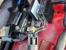 Power ignition transistor w/heat sinks