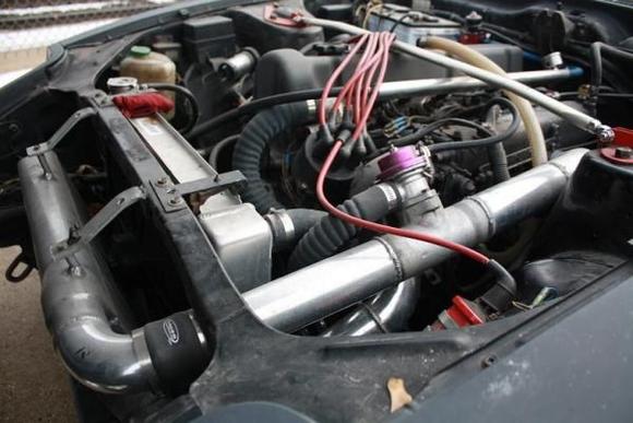 Re routed IC plumbing, less is more.  Greddy S blow off valve.