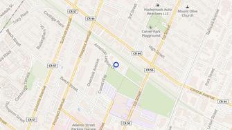 Map for The Equestrian House - Hackensack, NJ