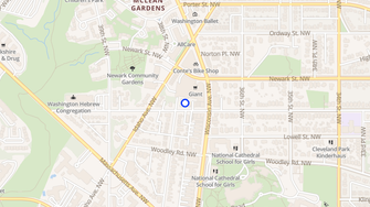 Map for Macomb Gardens Apartments - Washington, DC