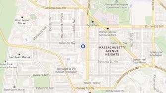 Map for Skyline Towers - Washington, DC