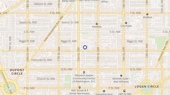 Map for The Chastleton Cooperative - Washington, DC