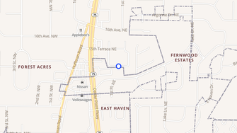 Map for Charter East Apartments - Birmingham, AL