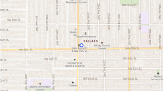 Map for Ballard Heights Apartments - Seattle, WA