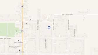 Map for Cedarwood Apartments - Preston, ID