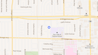 Map for Campos Verde East Apartments - Modesto, CA