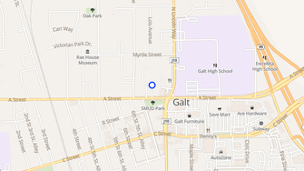 Map for Cottage Lane Apartments - Galt, CA