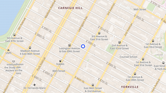 Map for 165 East 89th Street - New York, NY