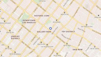 Map for Rosslyn Lofts - Los Angeles, CA