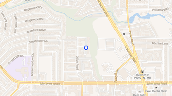 Map for Chenault Creek Apartments - Dallas, TX