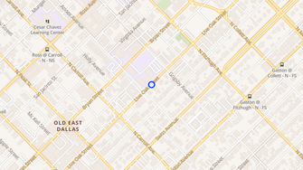 Map for 4609 Live Oak Apartments - Dallas, TX