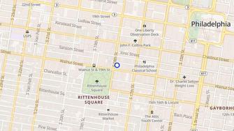 Map for One Rittenhouse Square South - Philadelphia, PA