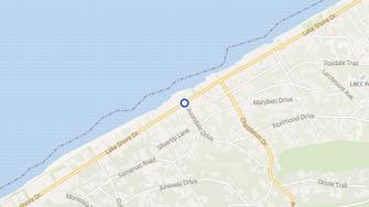 Map for Dunescape Beach Club - Michigan City, IN