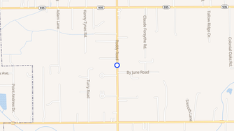 Map for Oak Lane Apartments - Gonzales, LA