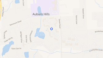 Map for Meadowbrook Village Apartments - Auburn Hills, MI