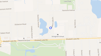 Map for Adams Lake Apartments and Townhomes - Waterford, MI