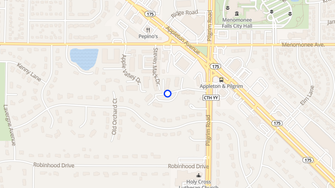 Map for Apple Valley Apartments - Menomonee Falls, WI