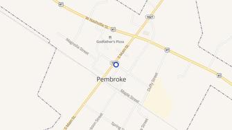 Map for Pembroke Senior Apartments - Pembroke, KY