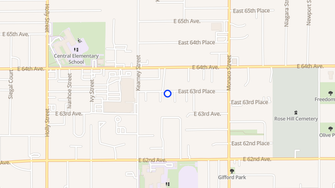 Map for Kearney Plaza Apartments - Commerce City, CO