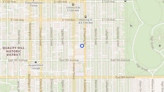 Map for El Castillo Apartments - Denver, CO