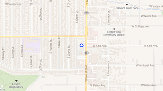 Map for Golden Spike Apartments - Denver, CO