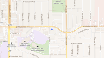 Map for Glenwood Terrace - Denver, CO