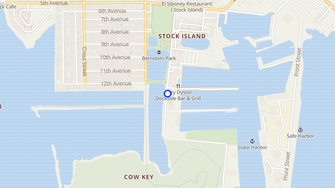 Map for Meridian West Apartments - Key West, FL