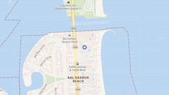 Map for Harbour House Apartments - Bal Harbour, FL