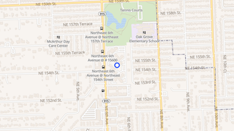 Map for Oak Grove Gardens Apartments - Miami, FL