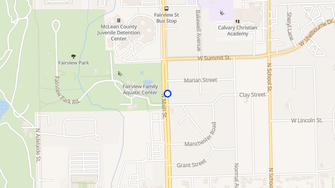 Map for Sterling University Plaza - Normal, IL