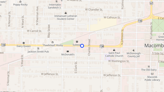 Map for The OC at WIU - Macomb, IL