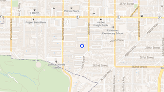 Map for El Roble Apartments - Lomita, CA