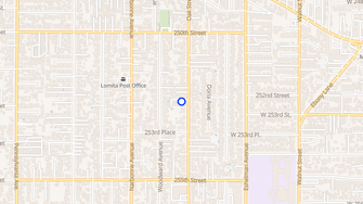 Map for Fiesta Apartments - Lomita, CA