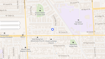 Map for Park Village - Compton, CA