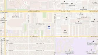 Map for Hollywood Pointe  - Inglewood, CA