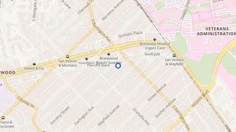 Map for Westbrent Apartments - Los Angeles, CA