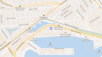 Map for The Promenade at Marina City Club - Marina Del Rey, CA