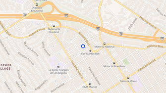 Map for National Apartments - Los Angeles, CA