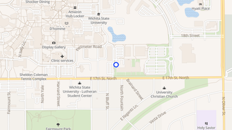 Map for Wheatshocker Apartments - Wichita, KS