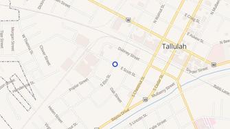 Map for Tallulah Cove Apartments - Tallulah, LA