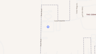 Map for Cedar Creek Village - Shreveport, LA