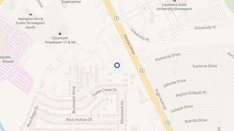Map for Millicent Crossing - Shreveport, LA