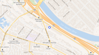 Map for Riverglen Apartments - Los Angeles, CA