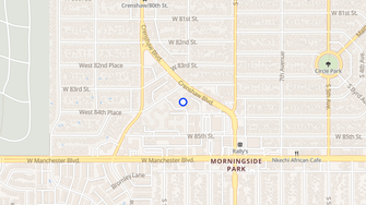 Map for Forum Park Apartments - Inglewood, CA