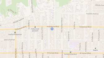 Map for Hollywood Villa - Los Angeles, CA
